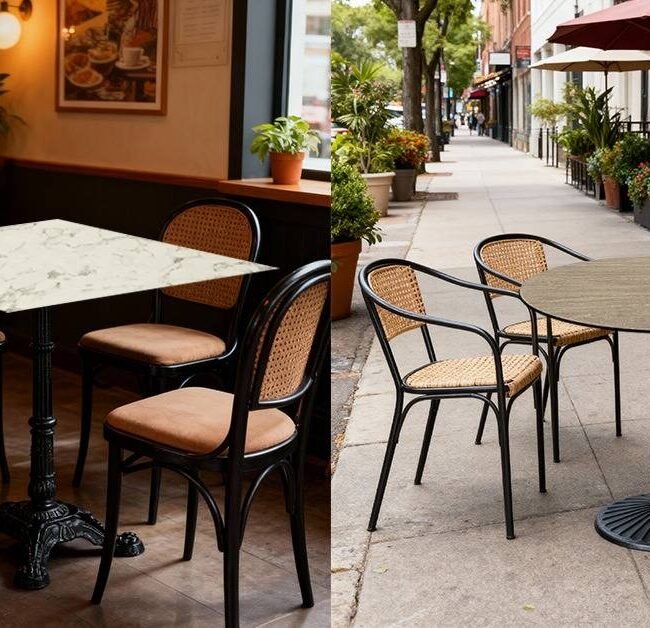 Difference Between Indoor and Outdoor Table Tops